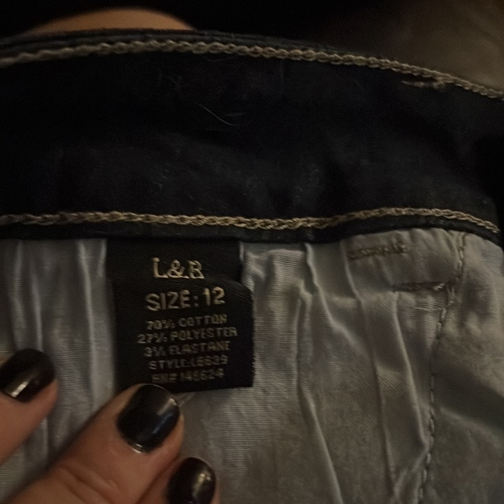 L & B Style LB639 Bohemian Boyfriend Jeans - Picture 4 of 7